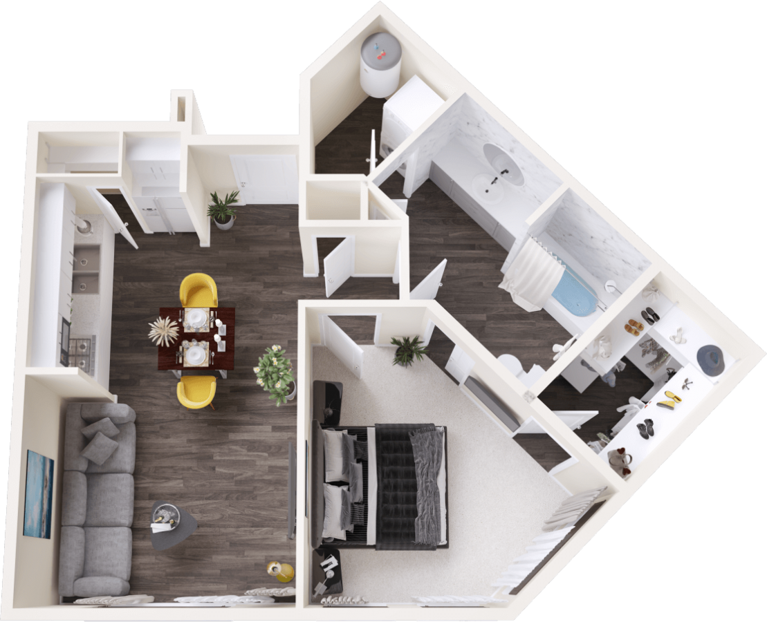 Apartment Floorplans in Jackson, Wyoming Sagebrush Apartments